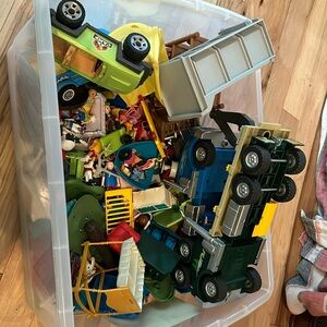 Big tote of Playmobil